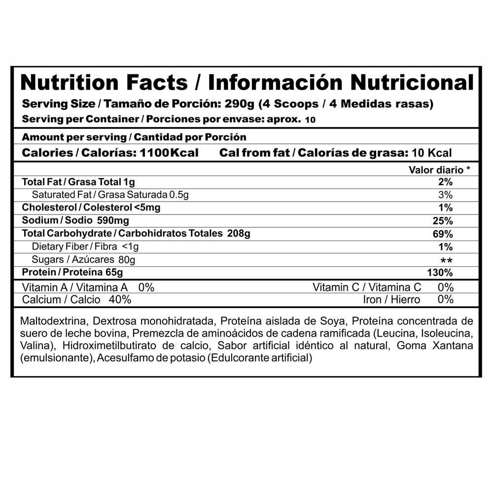 Miniatura 2 de Gainz Proteína de suero de leche Hipercalórica